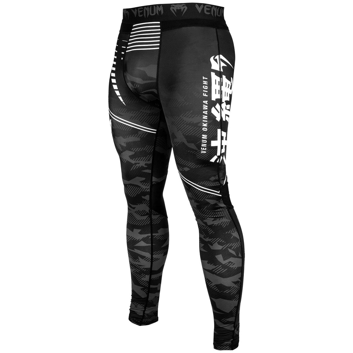 Venum Okinawa 2.0 Kompressionshose - Schwarz/Weiß