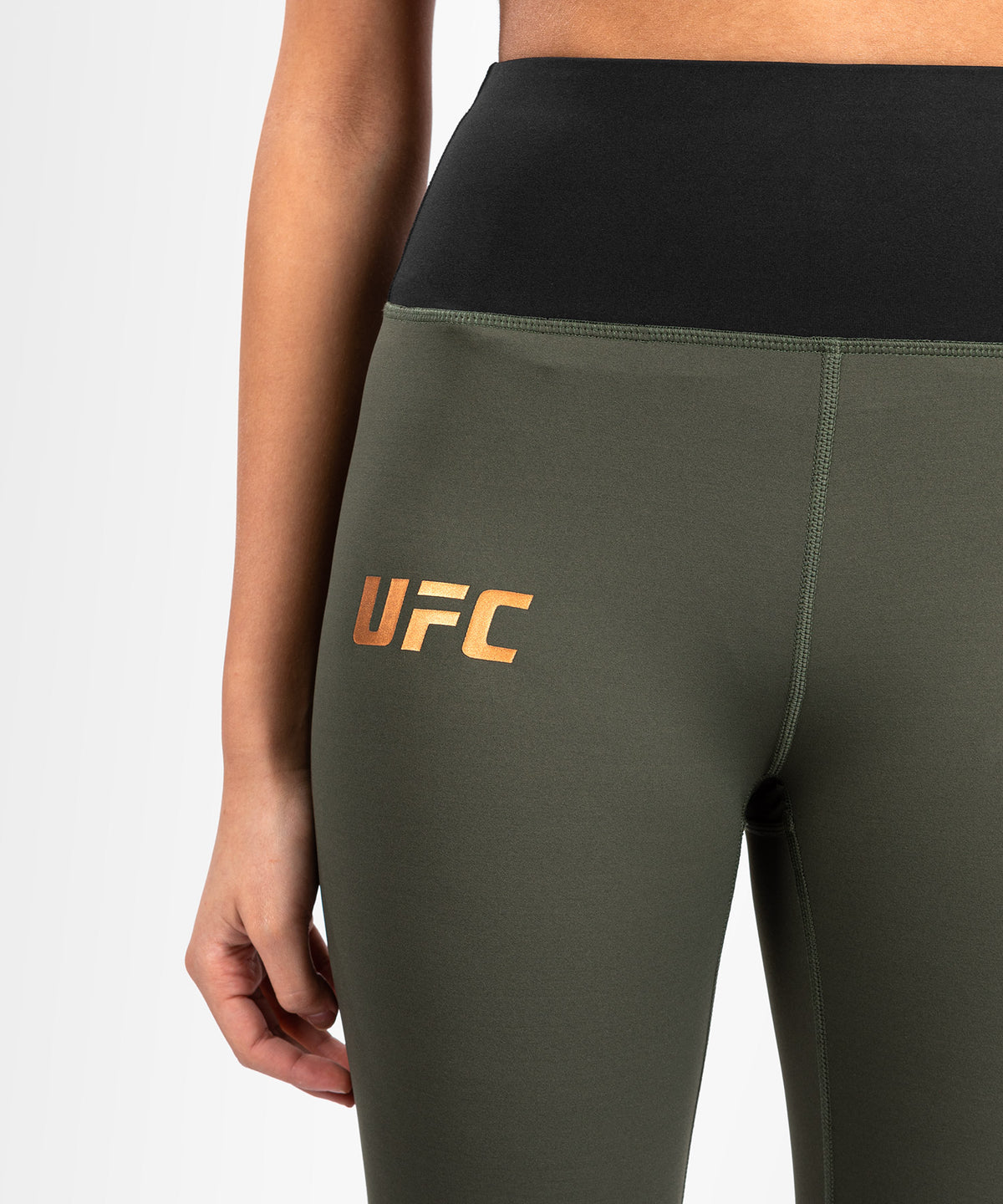 UFC Adrenaline by Venum Fight Week Performance-Tight für Frauen - Khaki/Bronze