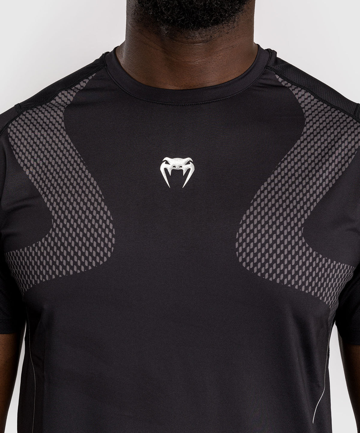 Venum Nexus Dry-Tech T-Shirt – Schwarz/Silber