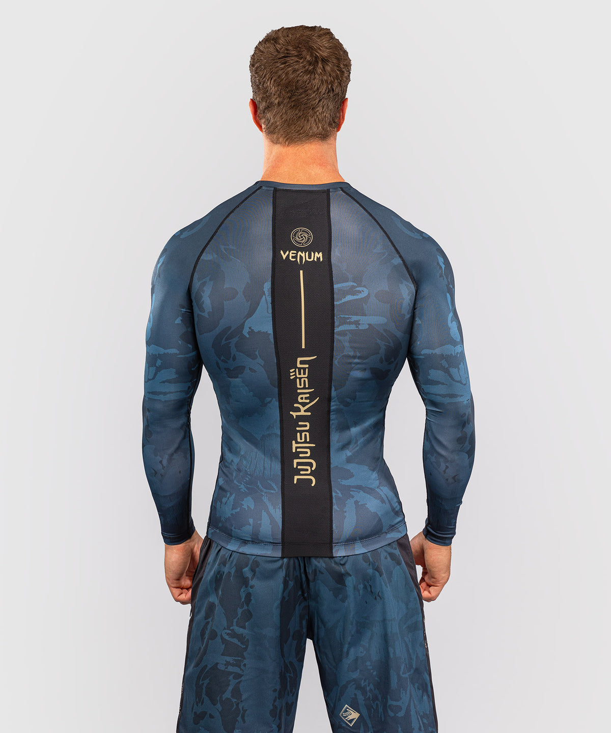 Jujutsu Kaisen x Venum Fushiguro Rashguard Manga Larga – Verde Océano