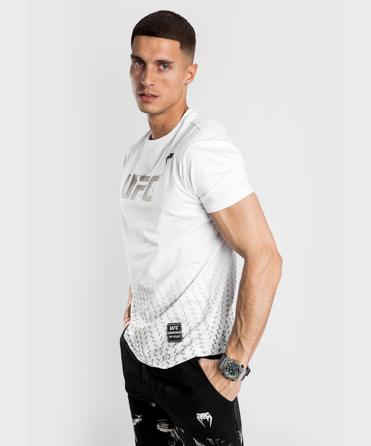 T-Shirt UFC Venum Authentic Fight Week 2.0 - Manches Courtes - Blanc
