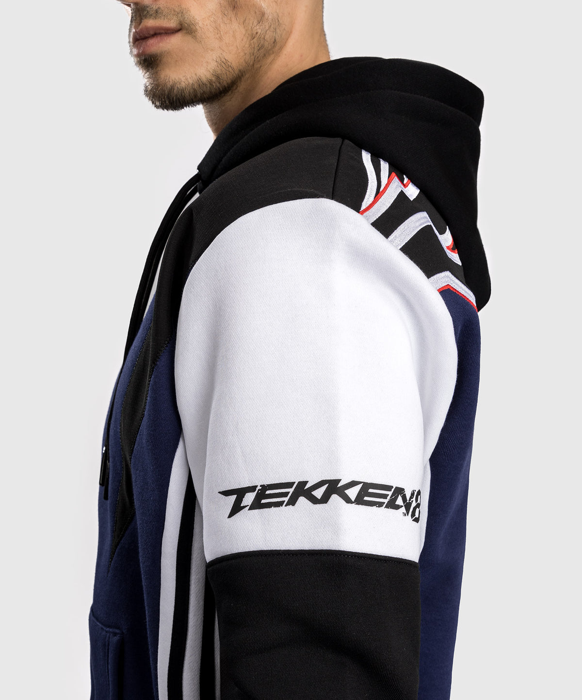Venum x TEKKEN 8 - Jin Kazama Hoodie - Blau/Schwarz/Weiß