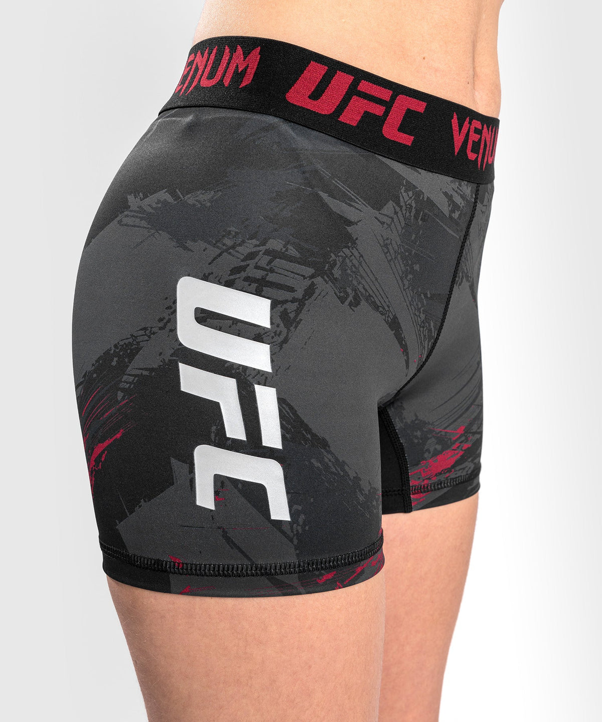 Venum Authentic Fight Week 2.0 UFC Kompressionsshorts - Damen - Schwarz/Rot