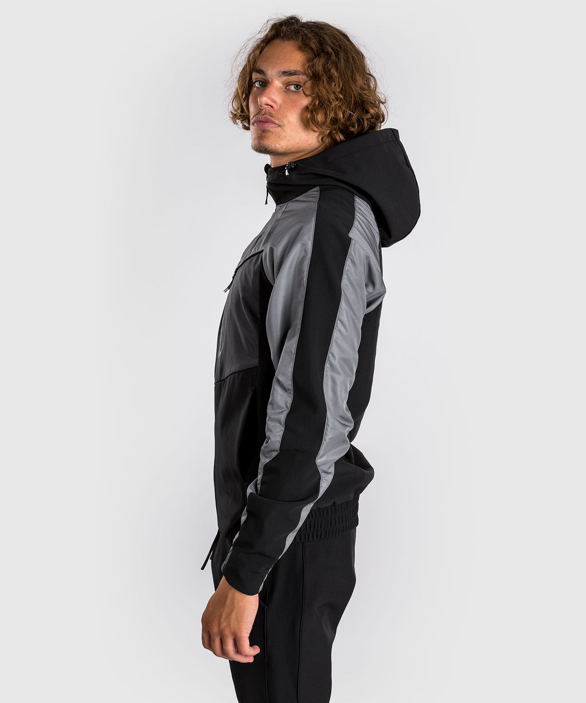 Venum Laser 3.0 Track Jacket - Negro/Gris