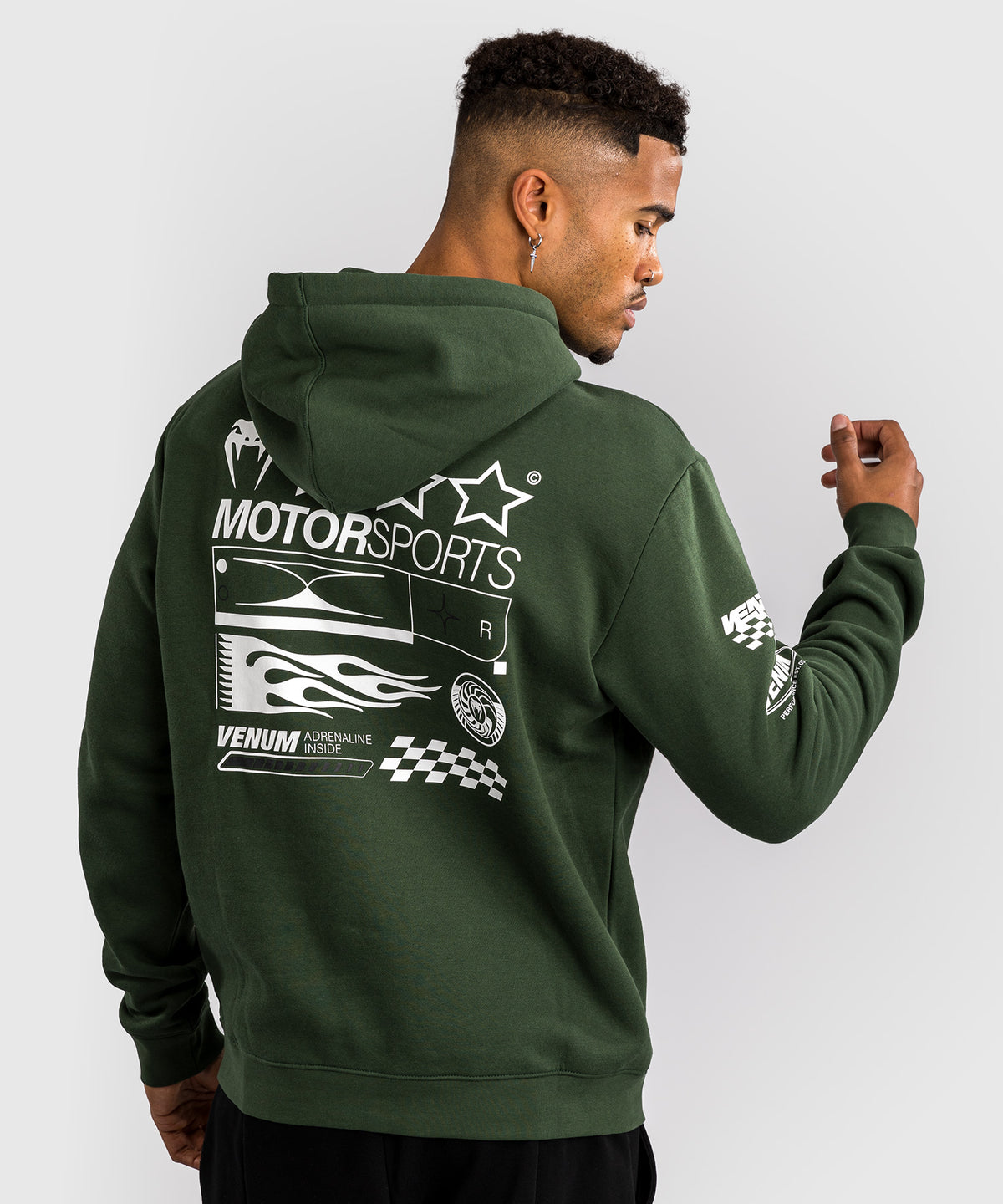 Venum Motorsport Sudadera con Capucha - Bosque Profundo