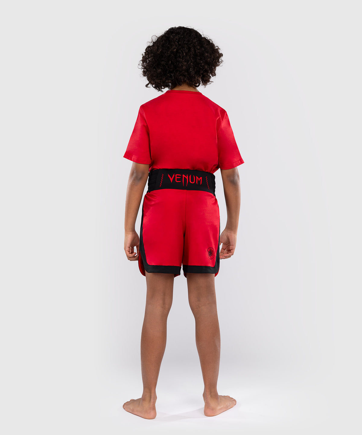 Venum Classic Short de boxeo para niños - Rojo cereza