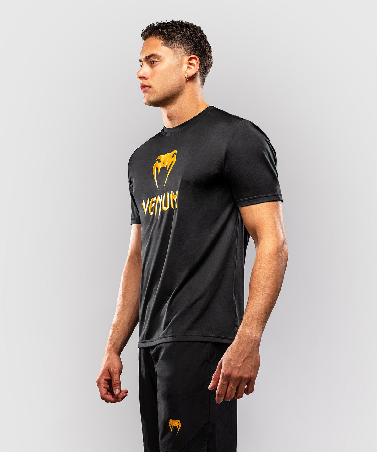 Venum Classic T-shirt Dry Tech - Nero/Oro