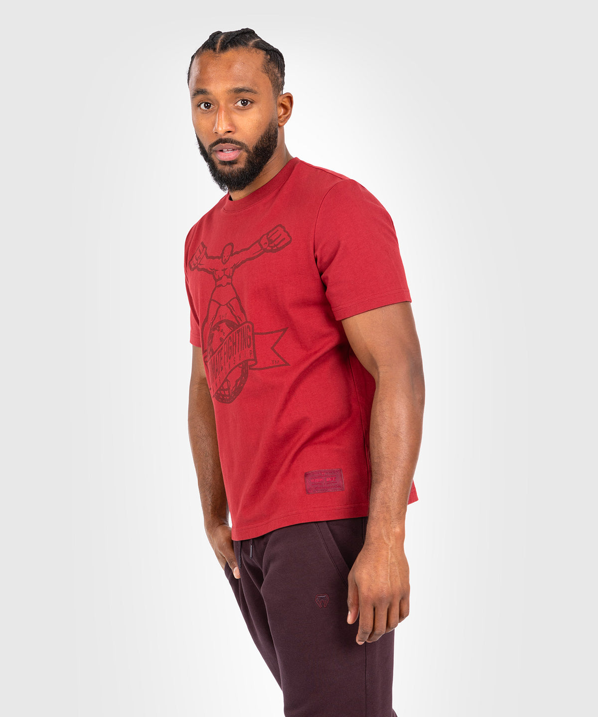 UFC by Venum Ulti-Man T-Shirt - Burgunderrot