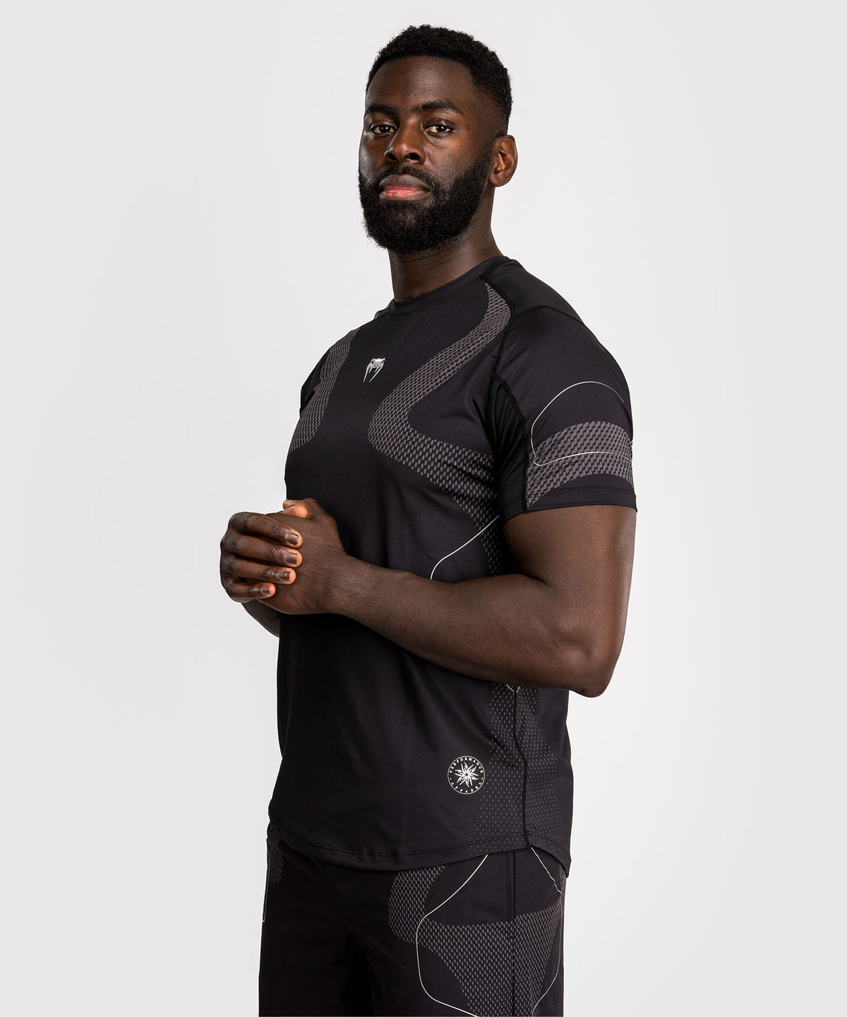 Venum Nexus Dry-Tech T-Shirt – Schwarz/Silber