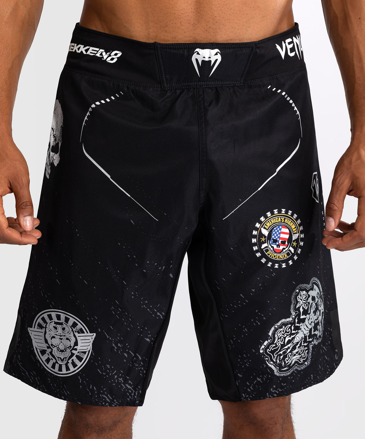 Venum x TEKKEN 8 - Paul Phoenix Pantalones de Lucha - Negro