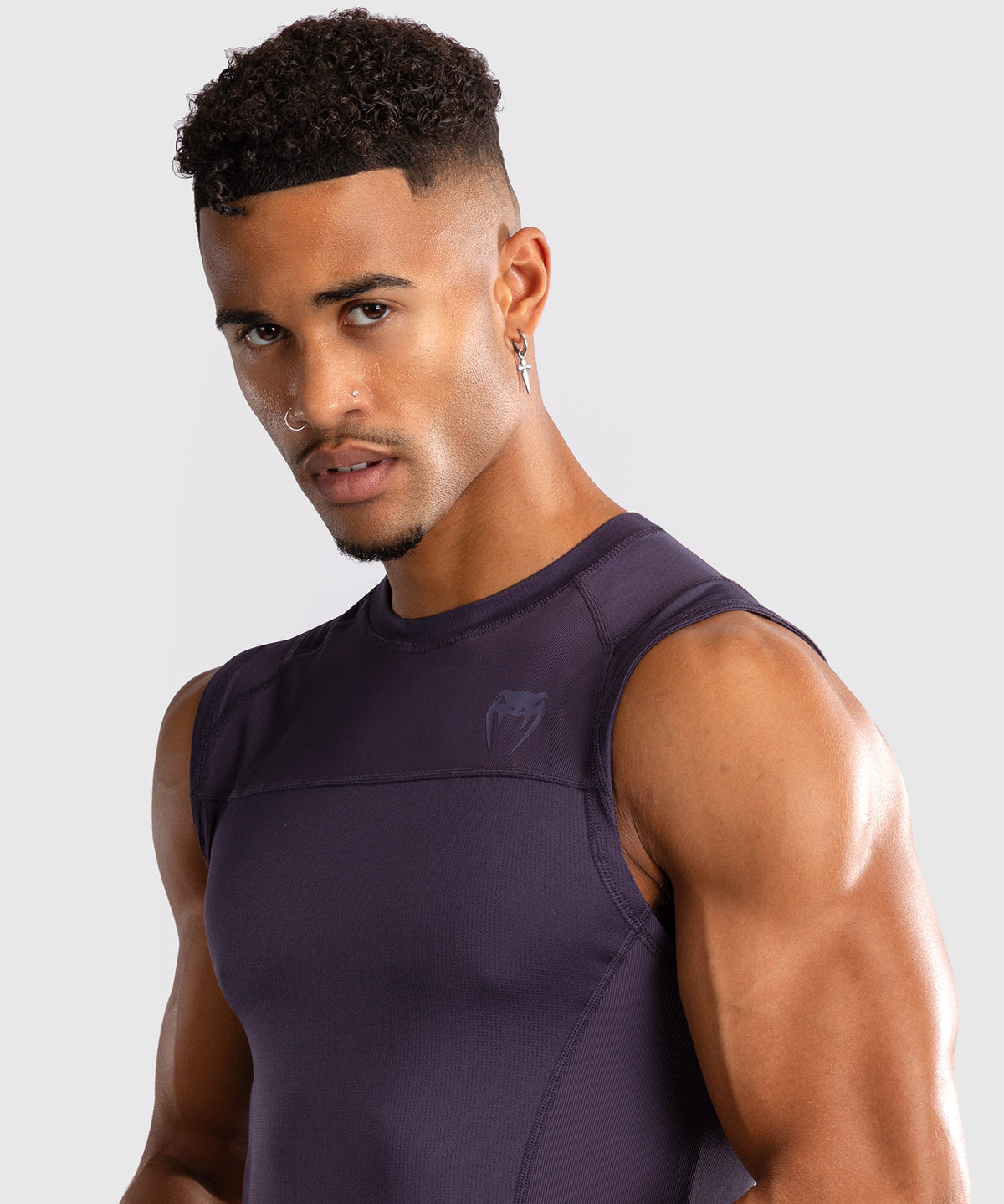Rashguard sans Manches Venum G-Fit Air pour Hommes - Violet Intense