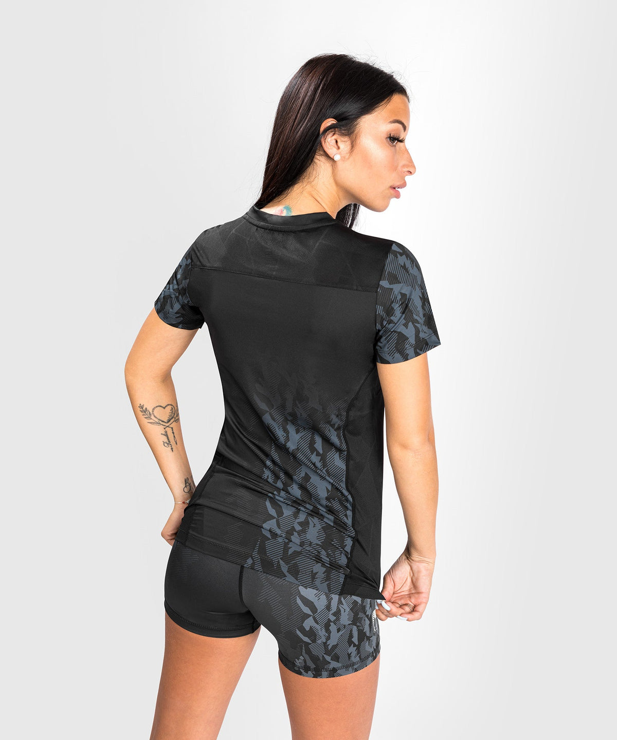 T-shirt Technique Manches Courtes Femme UFC Venum Authentic Fight Week - Noir