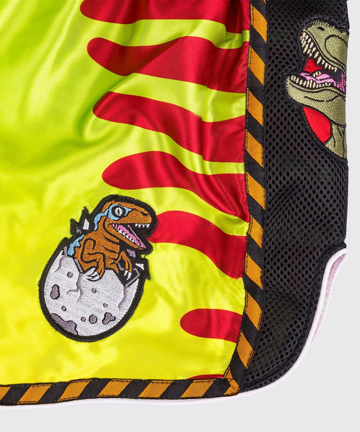 Short de Muay Thai 8 Weapons Jurassic - Vert/Rouge