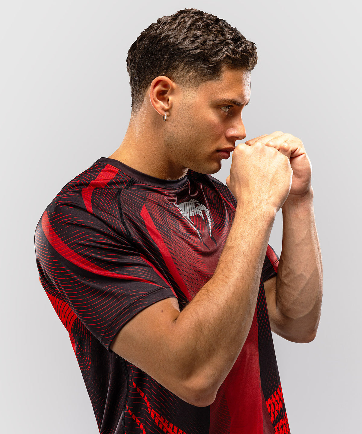 Venum Galactic 3.0 Dry-Tech T-Shirt - Rot/Silber