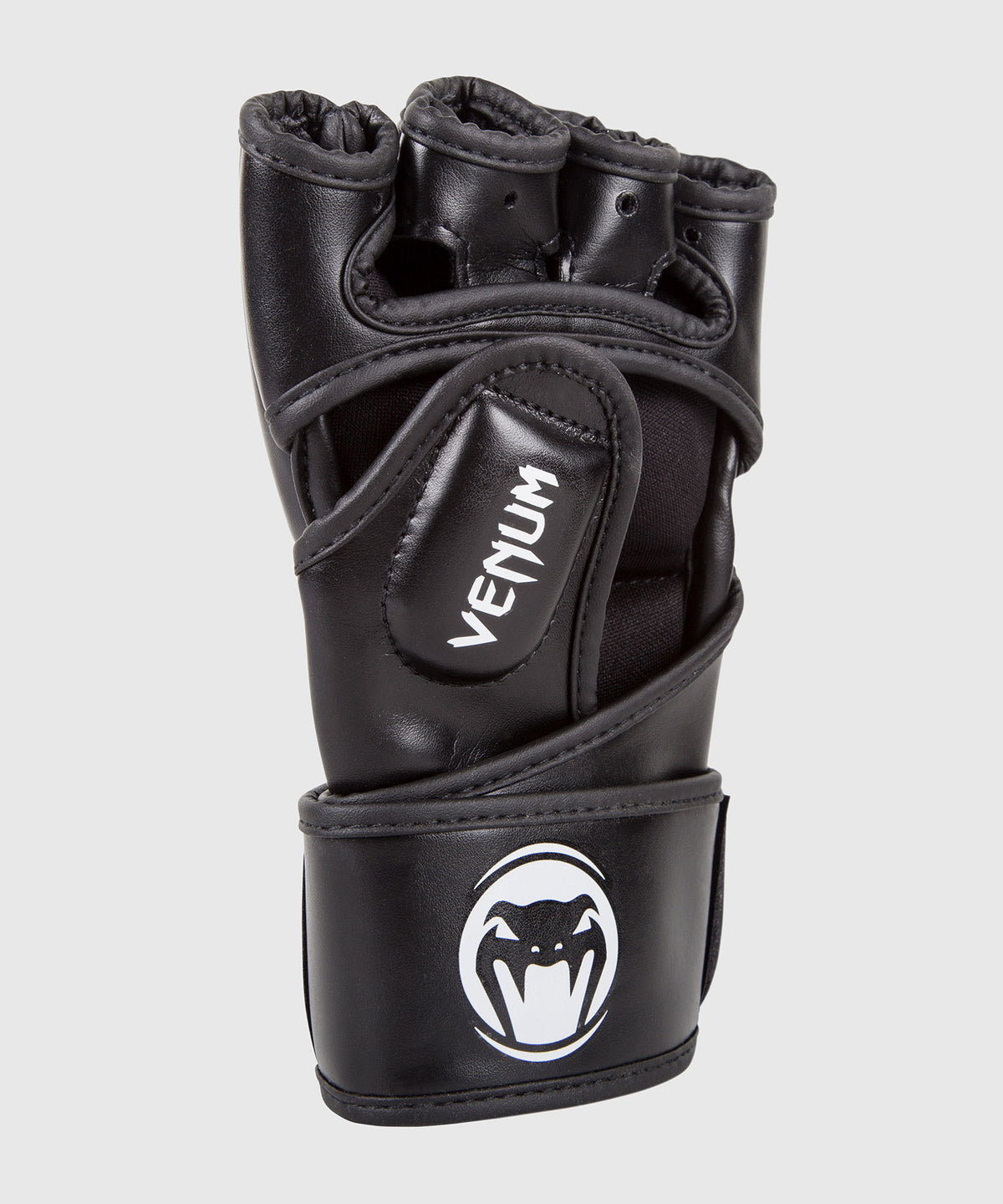 Venum Impact Guantes de MMA - Cuero Skintex - Negro