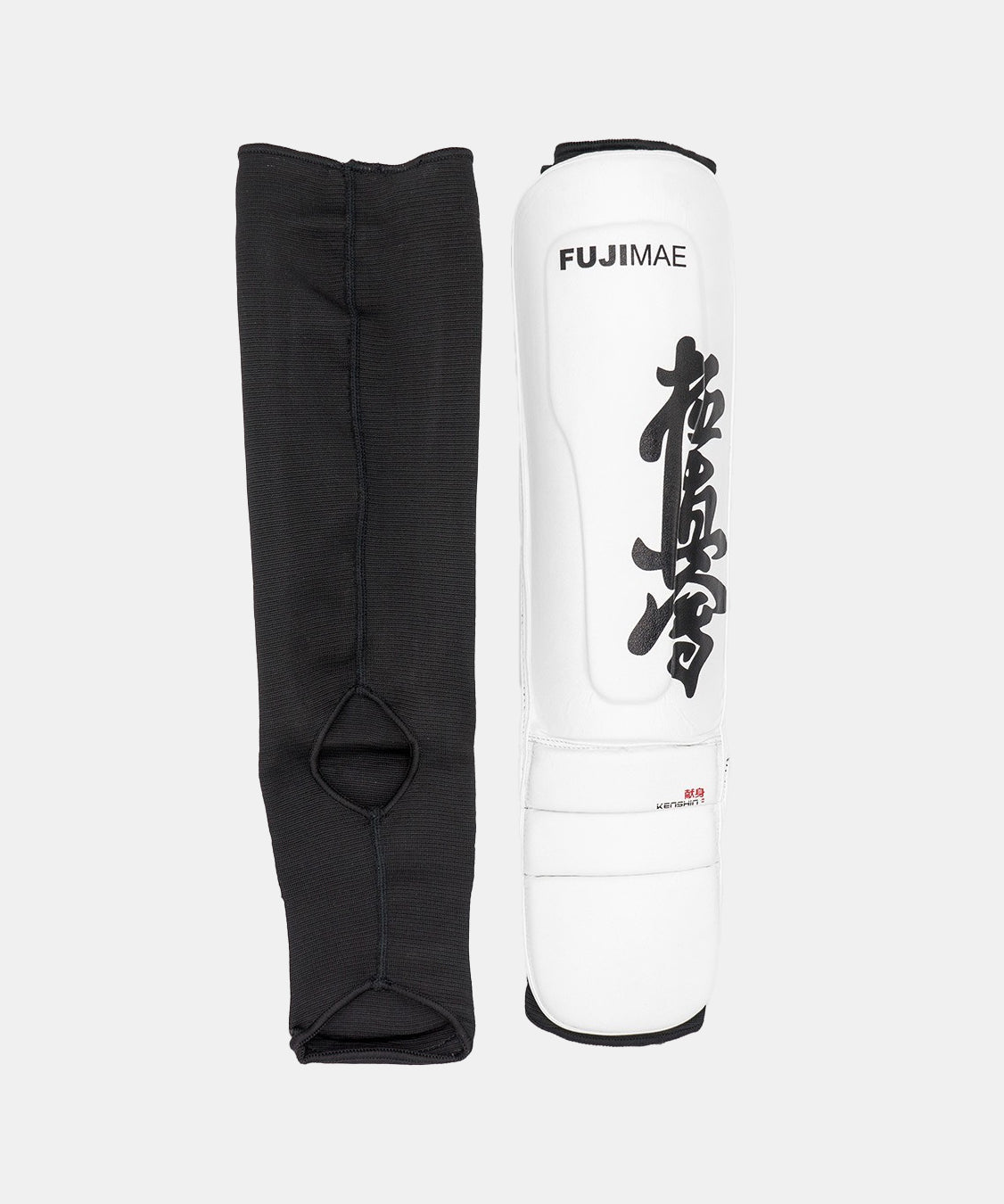 Fujimae Kyokushin Shin and Instep Guards - White