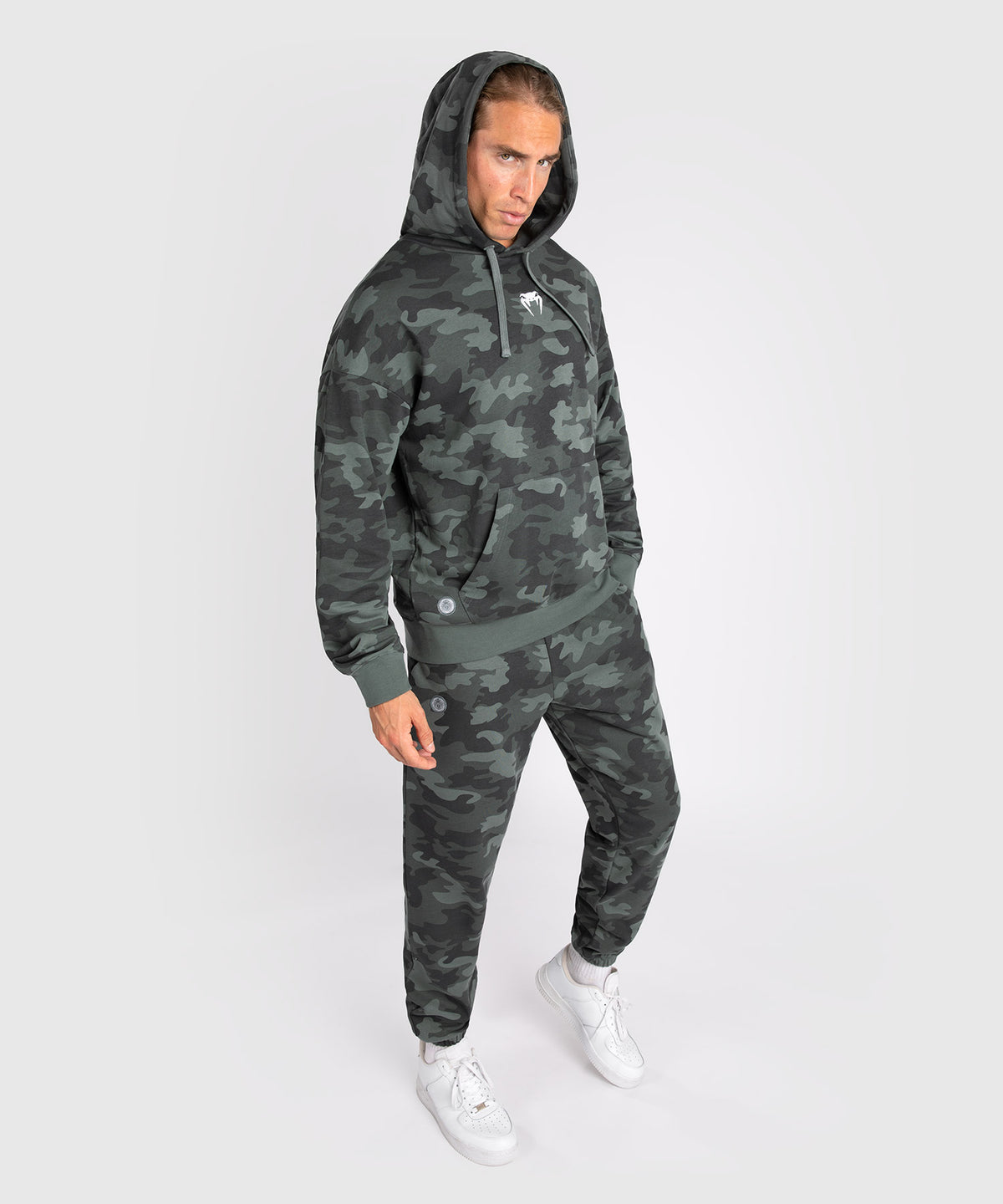 Venum Vortex XL Sudadera Con Capucha para Hombre - Camuflaje Caqui
