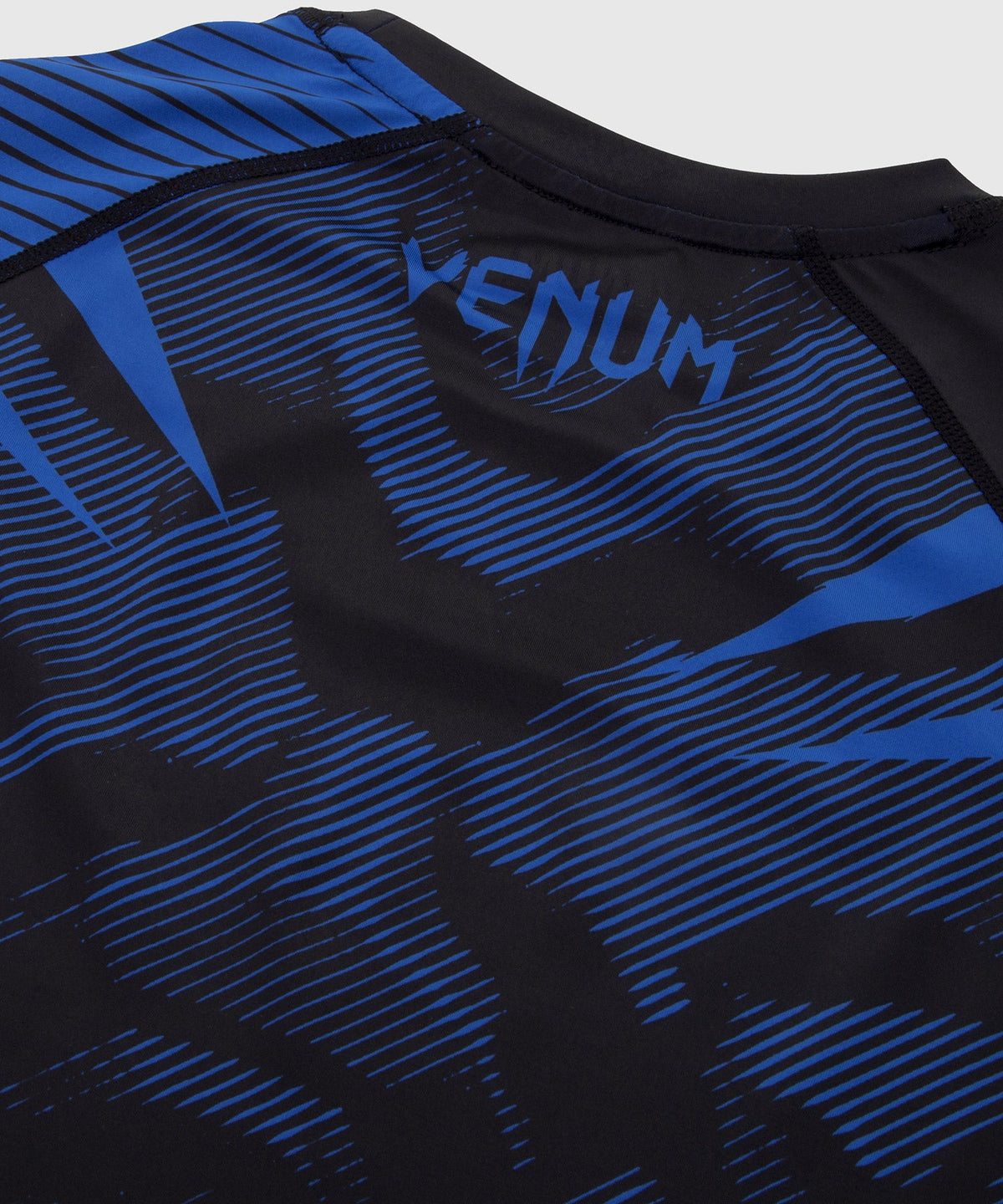 Rashguard Venum NoGi 2.0 - Manches courtes Approuvé IBJJF - Noir/Bleu