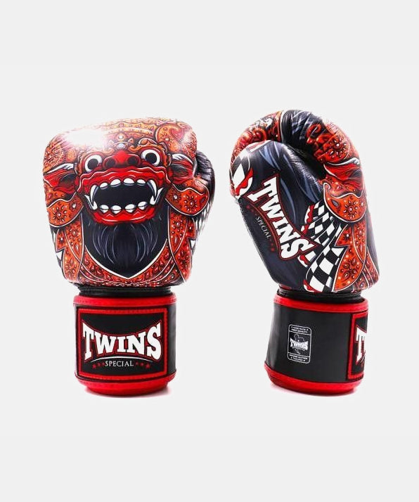 Twins FBGVL3 Barong Boxing Gloves - Black/Red