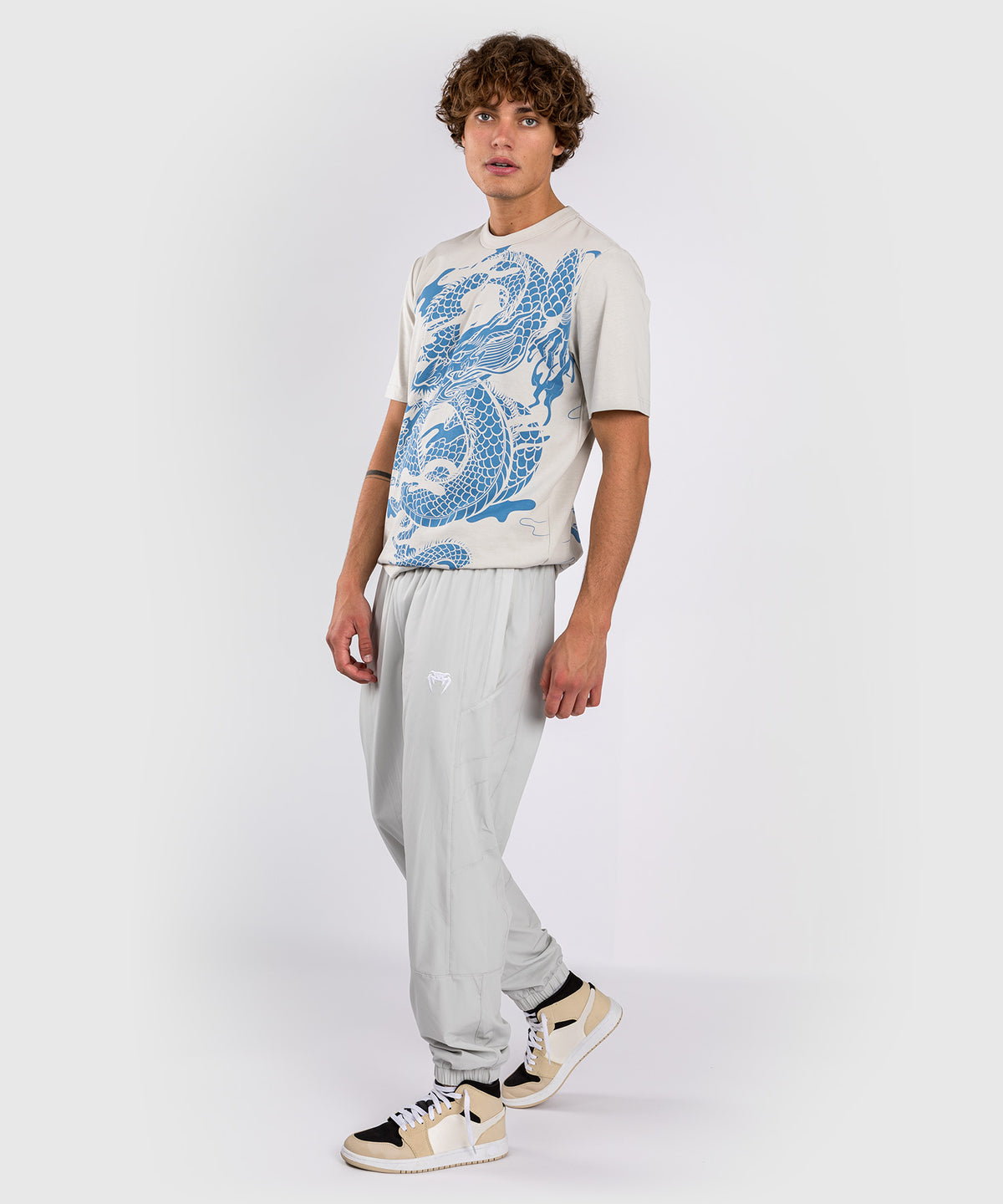Venum Dragon's Flight Herren T-Shirt - Misty Blue