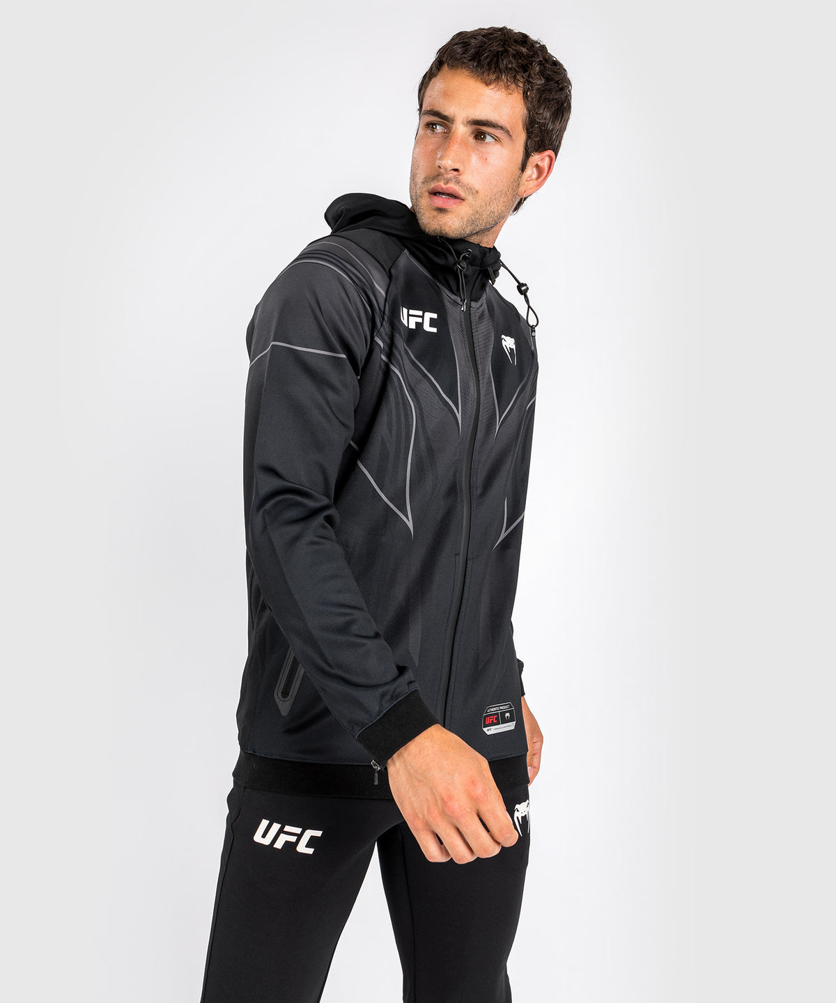 Sweat à capuche Walkout UFC Venum Authentic Fight Night 2.0 pour homme - Noir