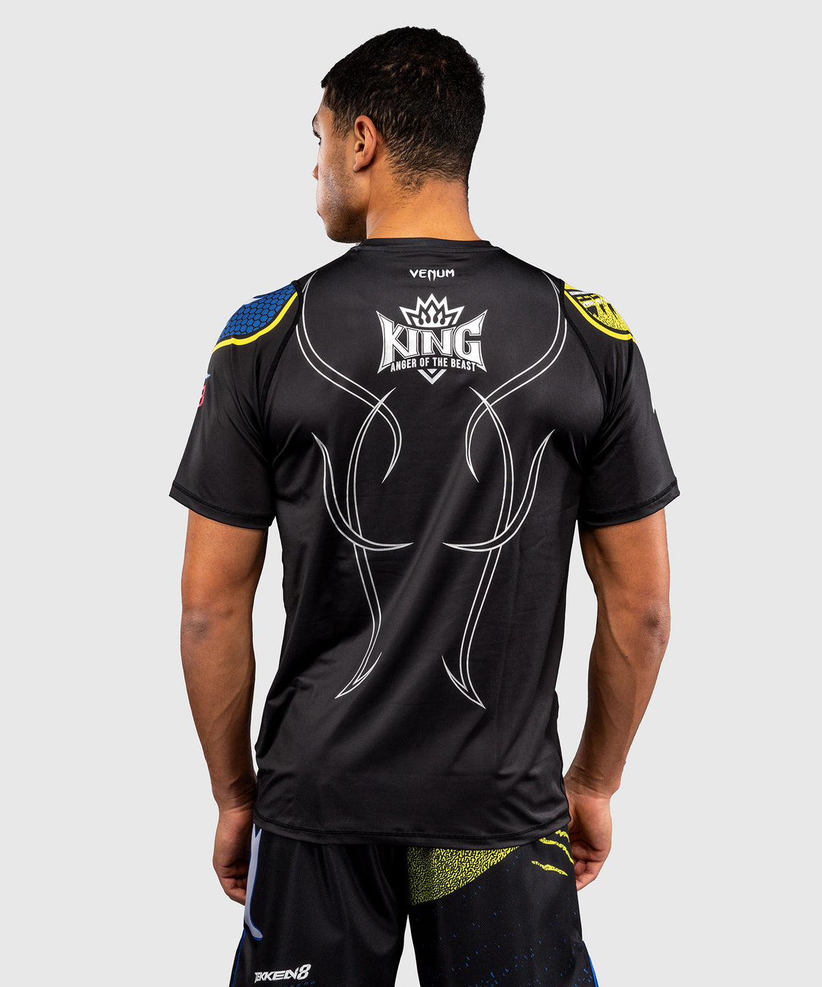 Venum x TEKKEN 8 Camiseta Dry-Tech King - Negro/Amarillo