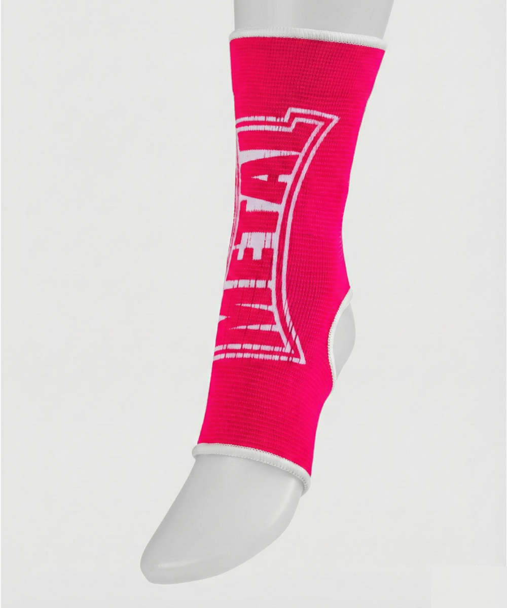 Metal Boxe Elastic Cotton Ankle Supports - Pink