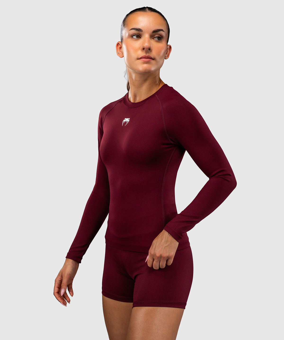 Venum Aero XT Rashguard de Manga Larga - Ciruela