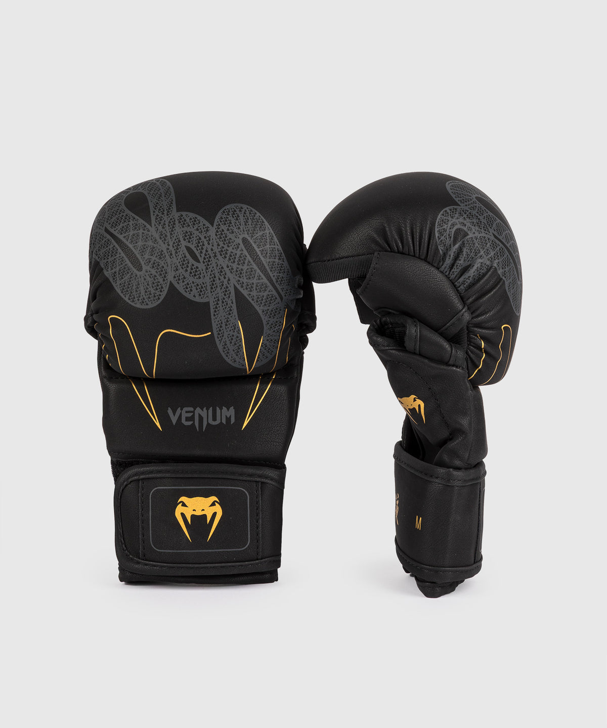 Venum Serpenti Guanti da sparring - Nero/Argento/Oro