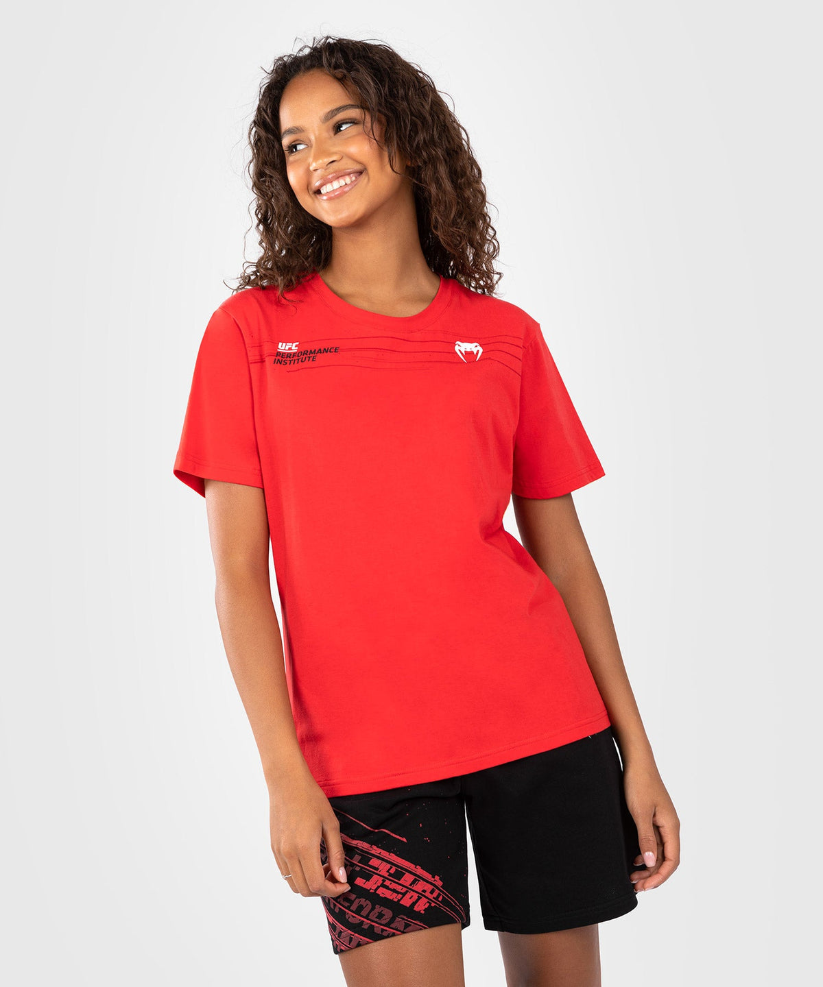 T-Shirt Femme UFC Venum Performance Institute 2.0 - Rouge