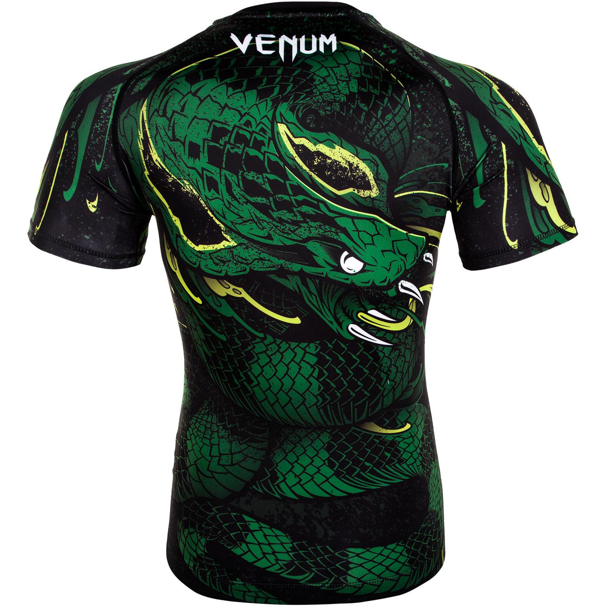 Venum Green Viper Rashguard - Kurzarm - Schwarz/Grün