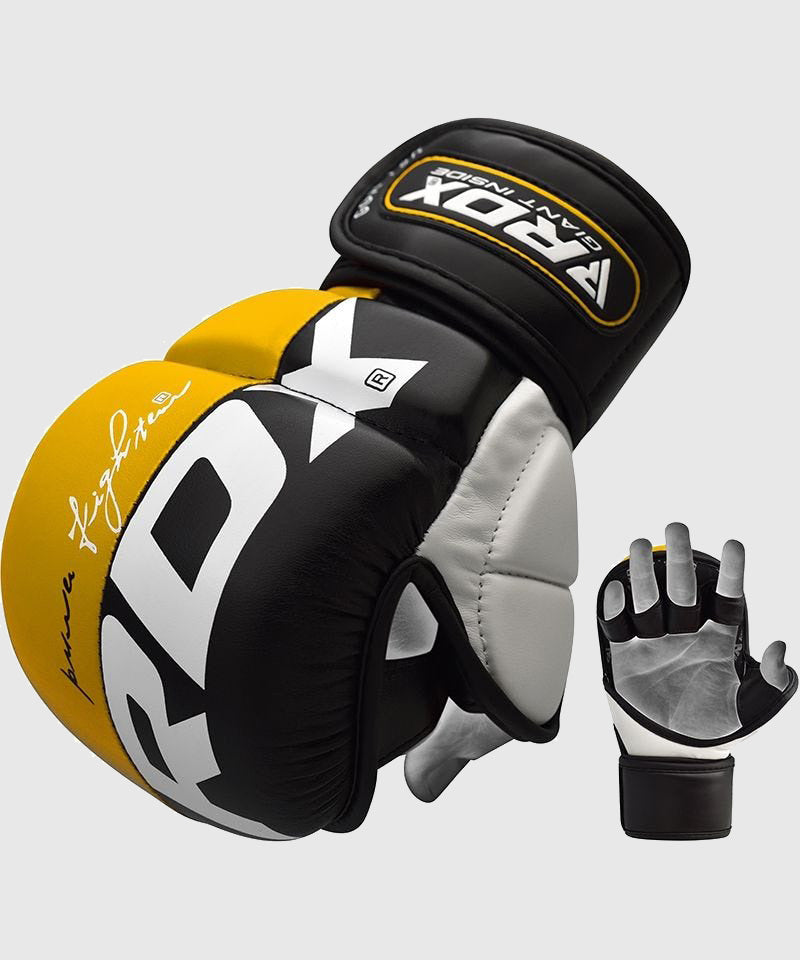 RDX Sports T6 Guantoni da Sparring MMA - Giallo