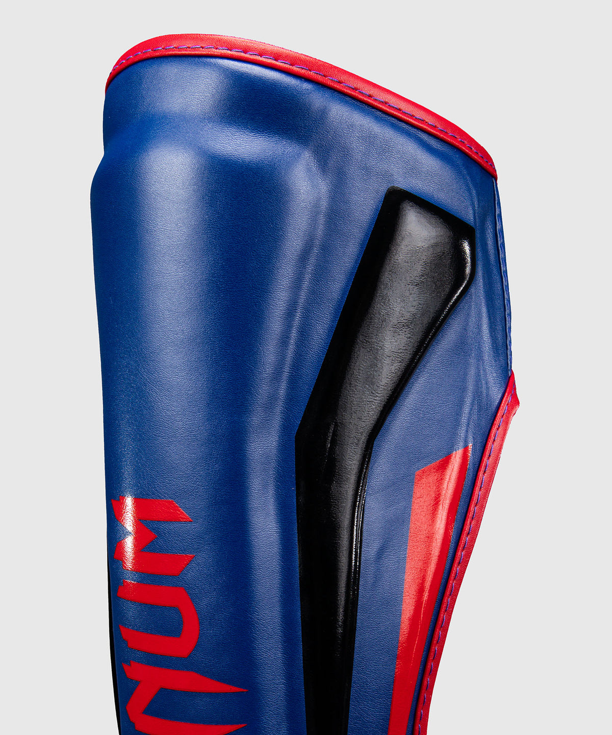 Protège-tibias Venum Elite - Bleu foncé/Rouge