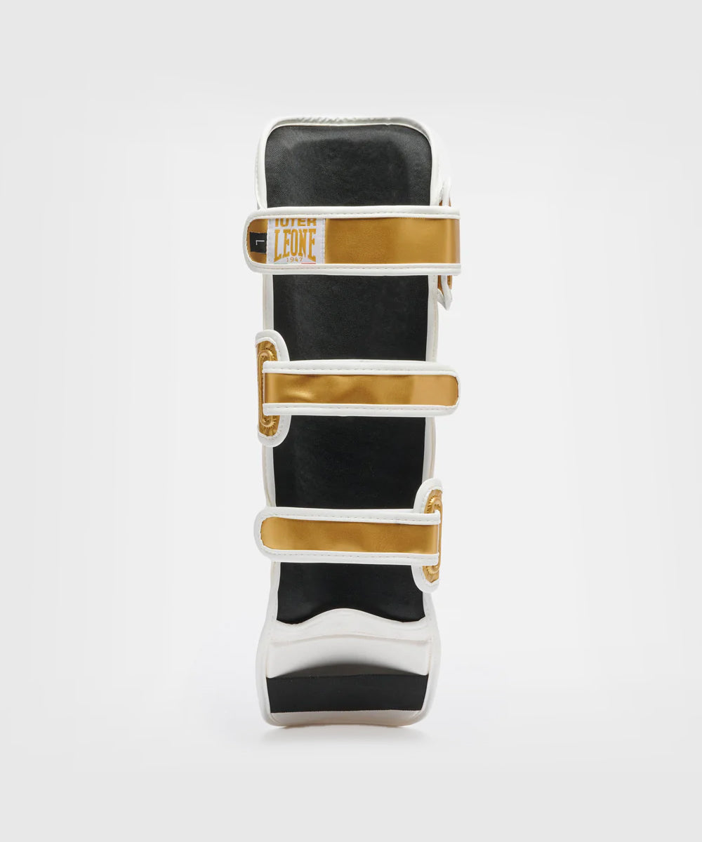 Leone X Iuter Shin Guards - White/Black