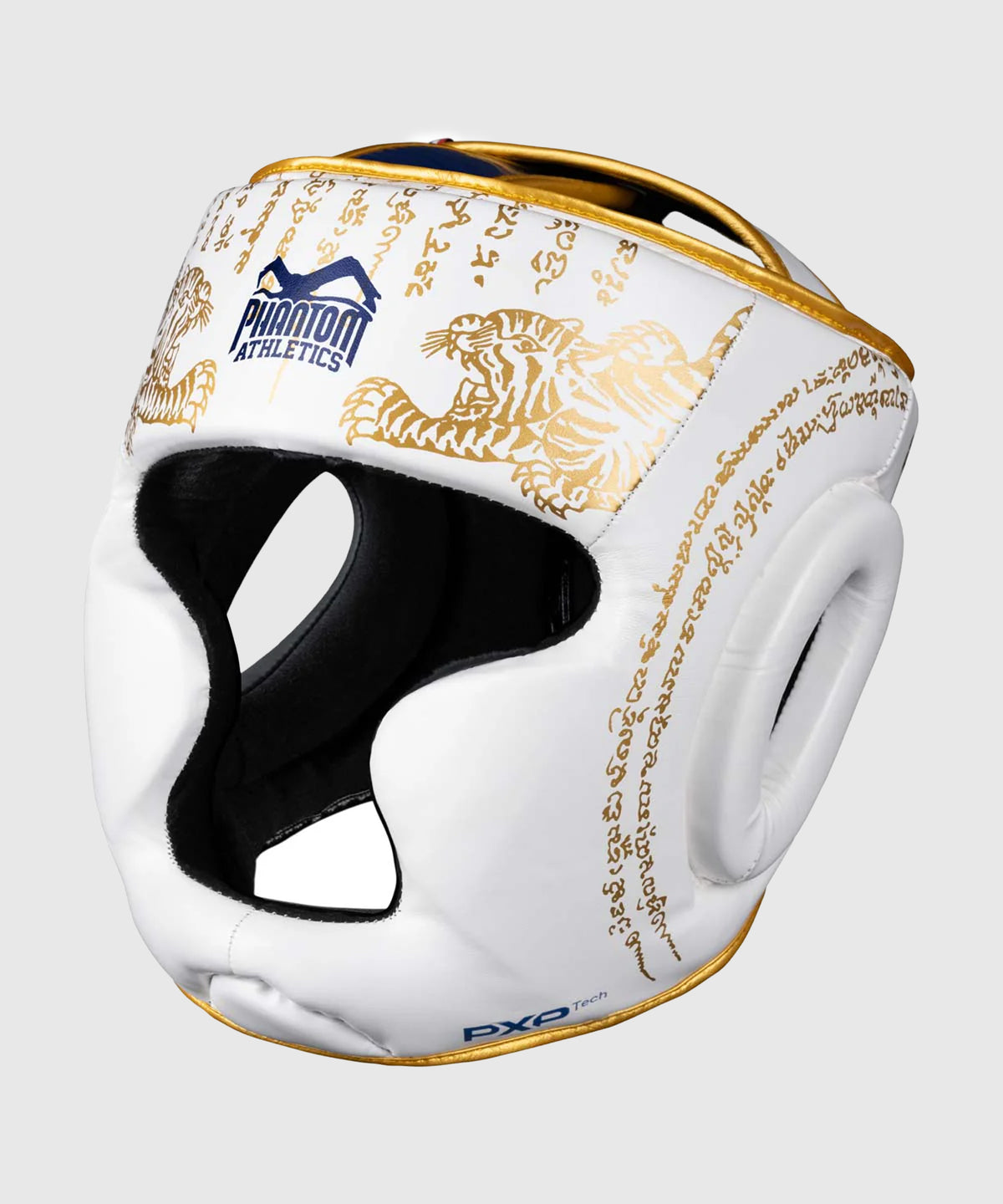 Phantom Athletics Muay Thai Limited Edition Casco de Boxeo - Blanco/Oro
