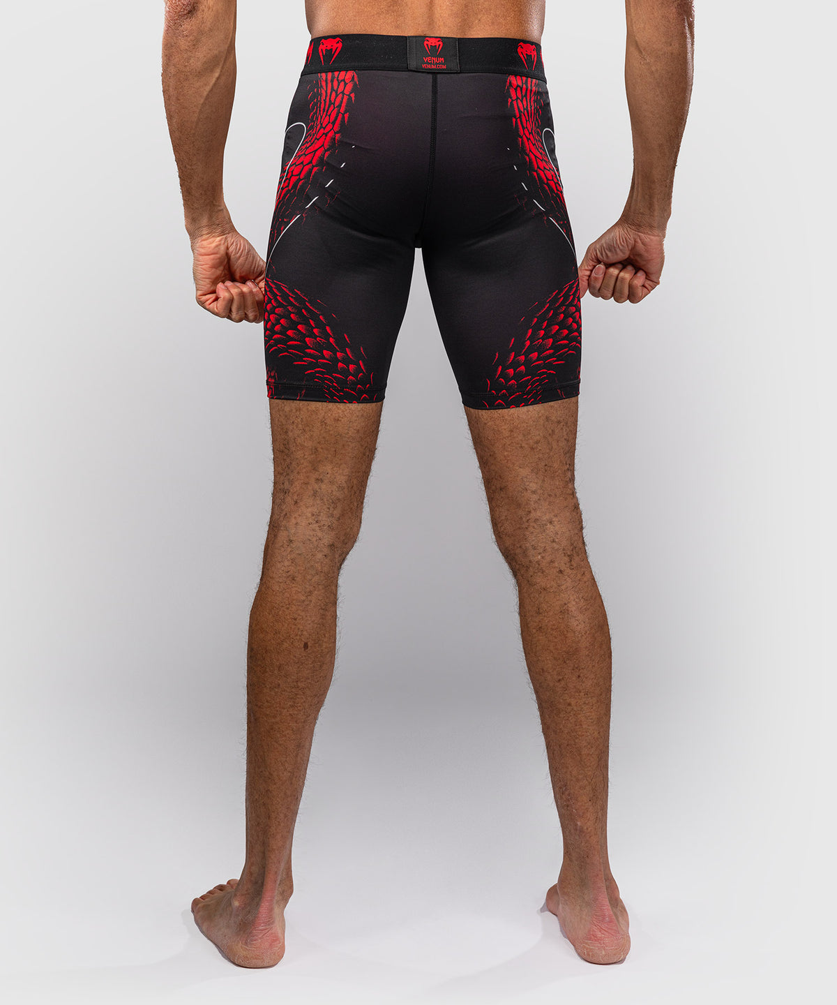 Venum Matupa Kompressionsshort - Schwarz/Rot/Silber