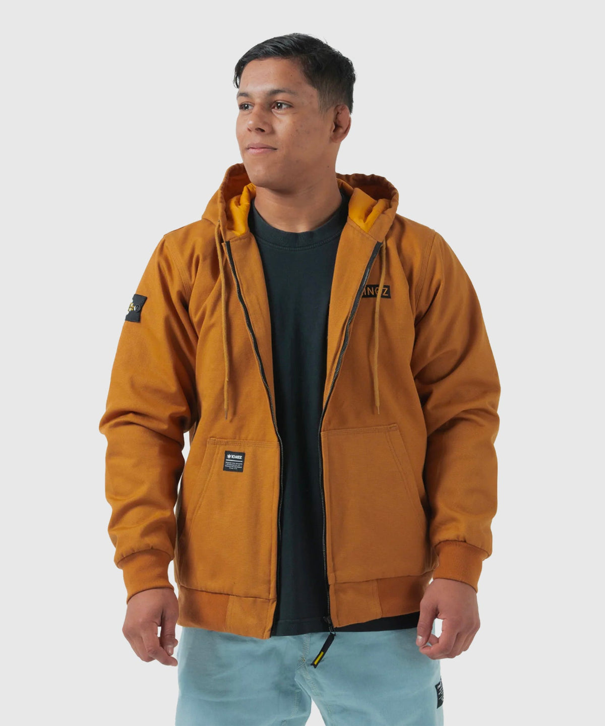 Kingz Canvas Jacket - Brown