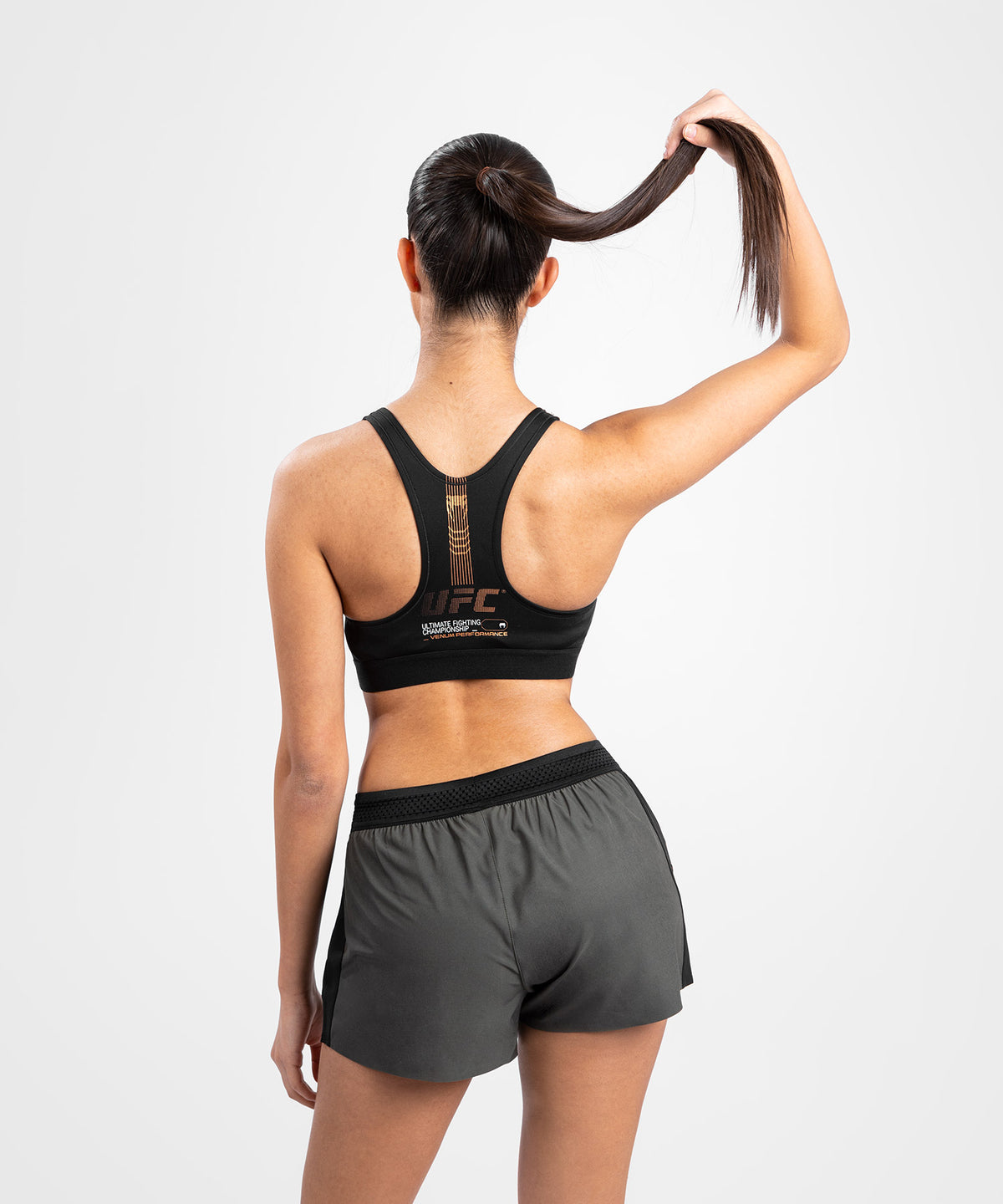 UFC Adrenaline by Venum Fight Week Sport-BH für Frauen - Khaki/Bronze