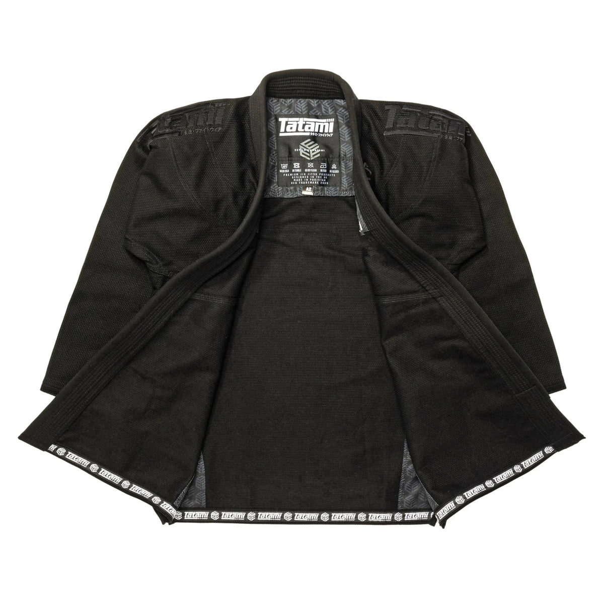 Kimono de JJB Tatami Fightwear Estilo Black Label - Noir/Noir