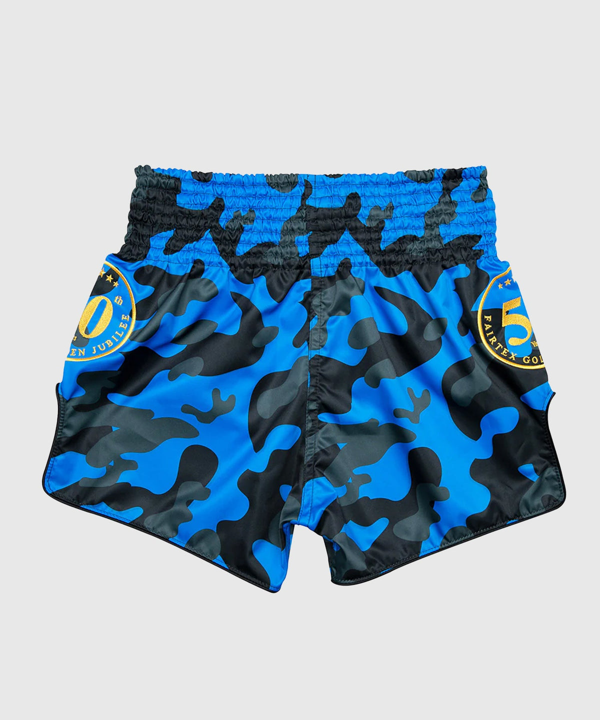 Fairtex Jubilé D'Or Solide Pantalón Corto Muay Thai - Oro