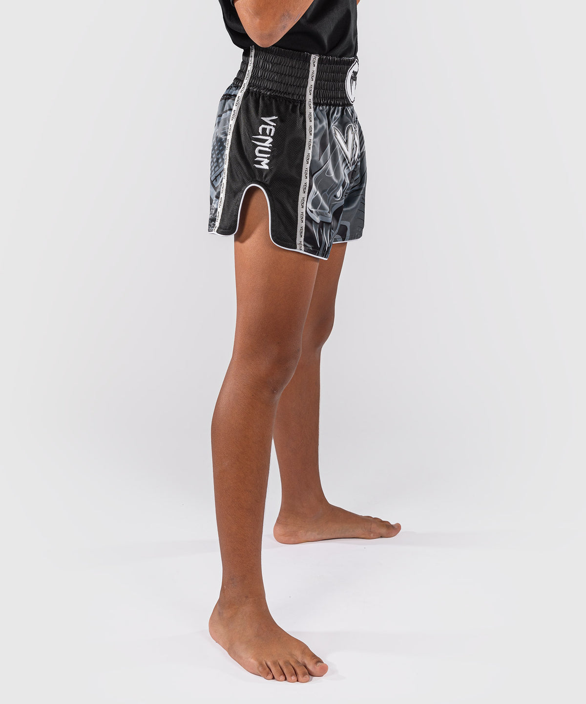 Venum Crimson Viper 2.0 Kinder-Muay-Thai-Shorts - Schwarz/Grau