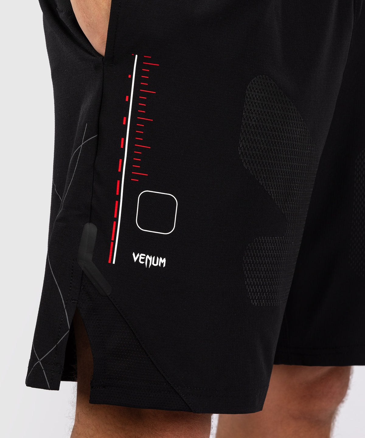 Venum Tactical XT Herren-Trainingsshorts - Schwarz/Feuerrot