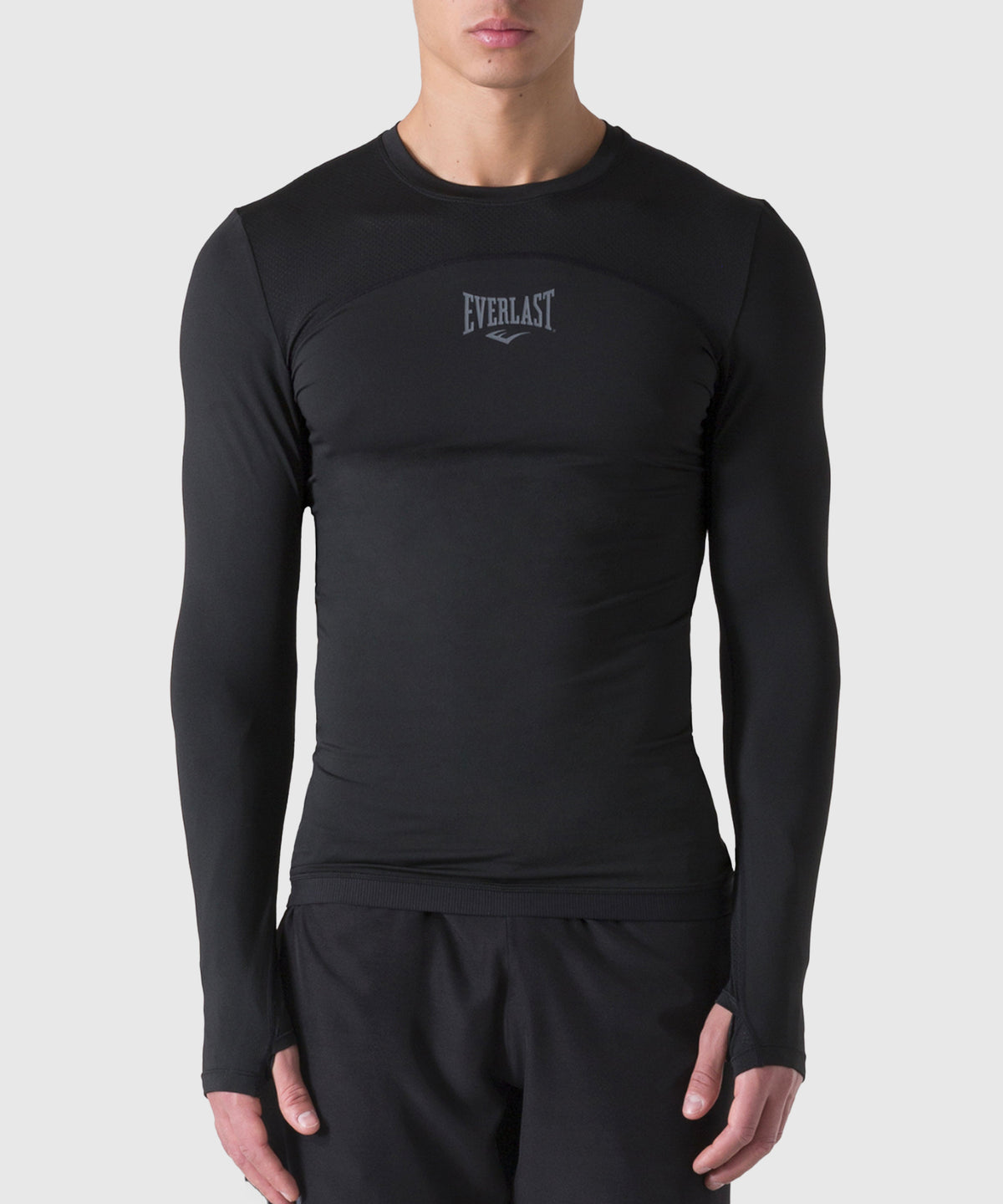 T-shirt de Compression Manches Longues Everlast -Noir
