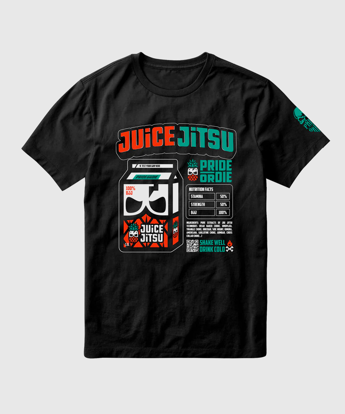 Pride Or Die Juice Jitsu Camiseta de Entrenamiento - Negro