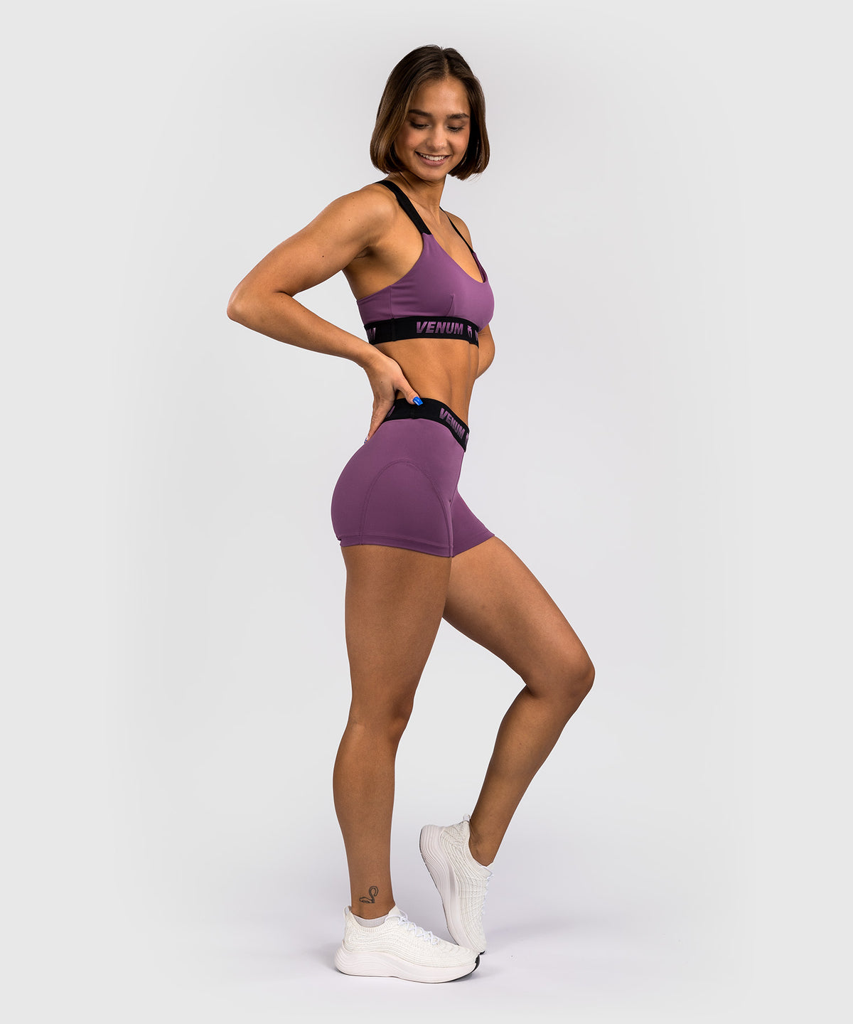 Short de compression Venum Elevate pour Femmes - Lilas