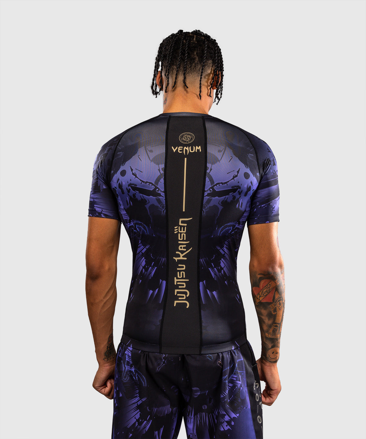 Rashguard à Manches Courtes Gojo Jujutsu Kaisen x Venum – Violet