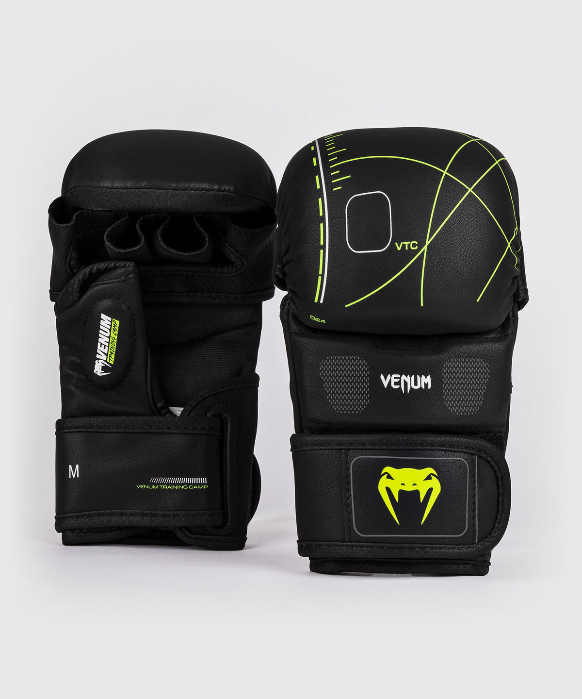 Venum Training Camp 4.0 Guanti da sparring - Nero/Verde Neo
