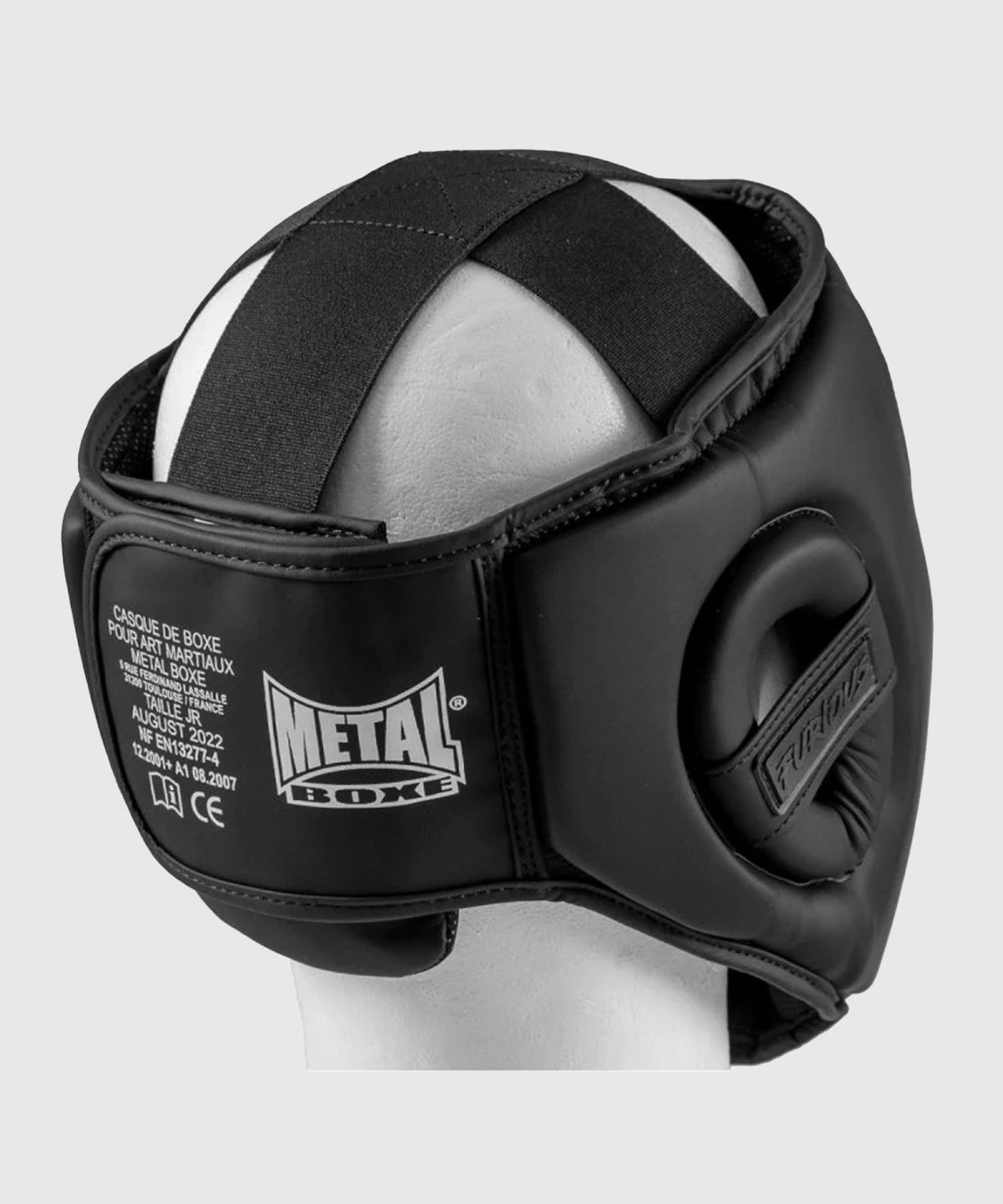 Casque de Metal Boxe Integral Metal Furious - Noir