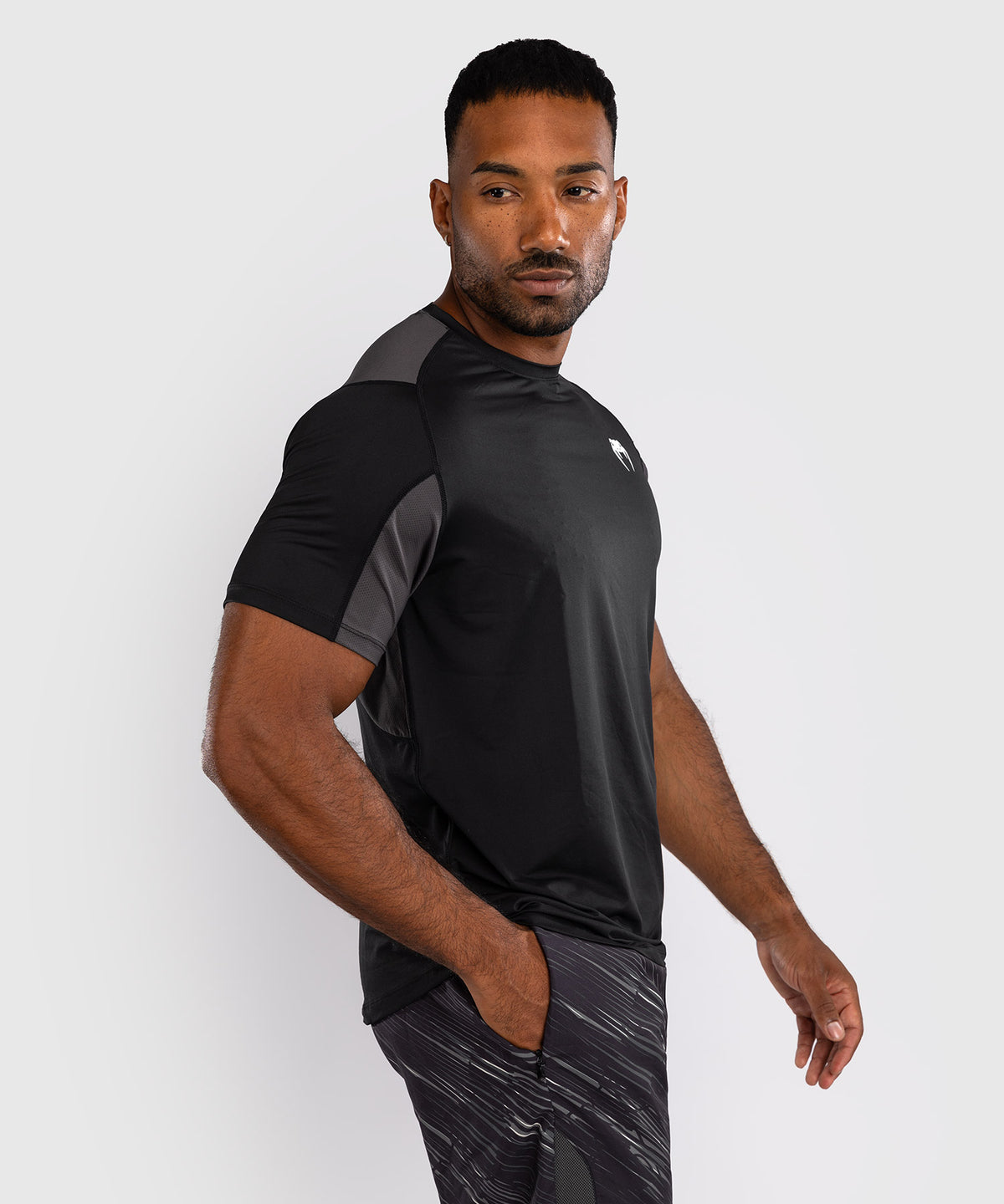 Venum Rapid Dry-Tech T-shirt - Schwarz/Sturmgrau
