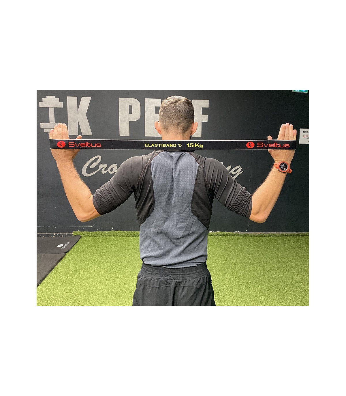 Sveltus Widerstandsband 15kg - Schwarz